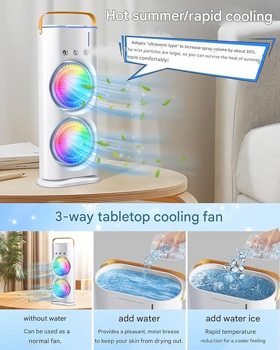 Double Ended Spray Fan, For Air Cooling